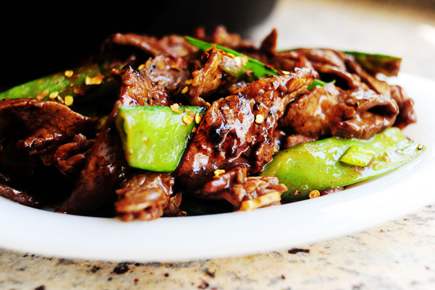 Beef with Snow Peas