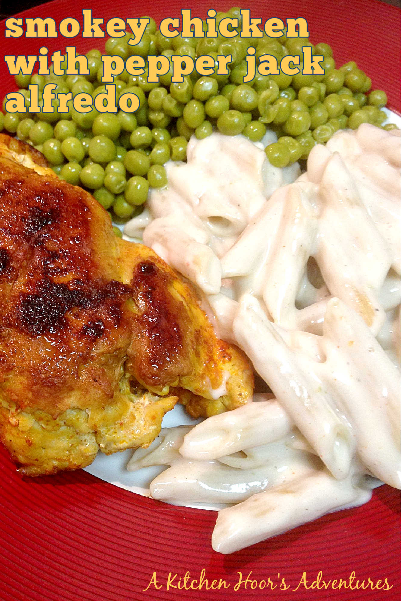 You won’t miss the fat in this delicious and creamy sauce. Smokey Chicken with Pepper Jack Alfredo is a healthy version of a family favorite. #SmokeyChickenDelight #PepperJackAlfredo #FoodieFavorites #SecretRecipeRevealed #ComfortFoodCraze
