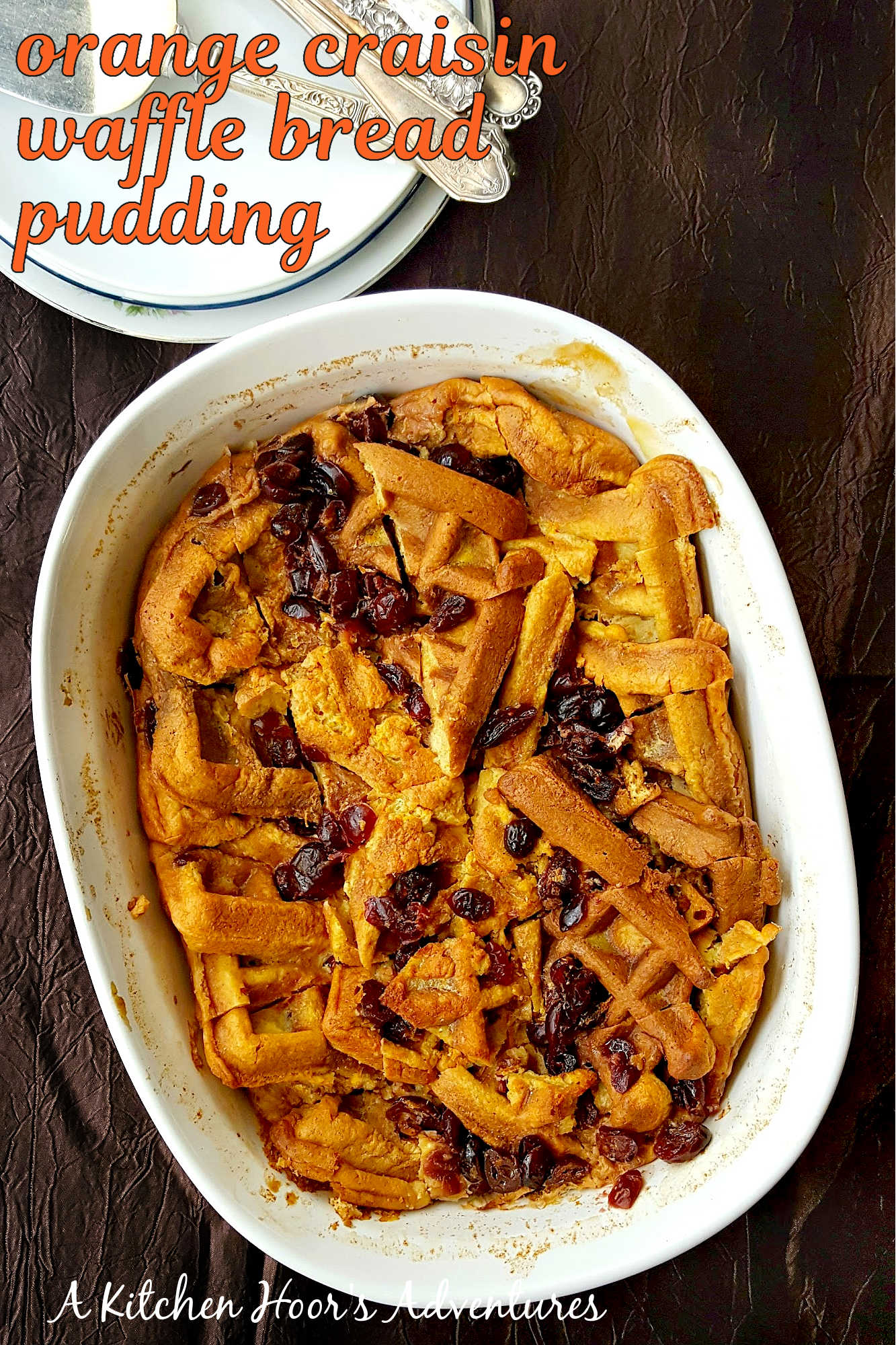 Indulge in the ultimate comfort dessert with our Orange Craisin Waffle Bread Pudding. Each bite is like a warm hug for your taste buds.  #holidaytreat #easyrecipe #CranberryCravings #BreakfastDessert #HolidaySweets #BakerySpecialties #BreadPuddingDelights #DessertObsession #BreadPuddingLove #SweetToothSatisfied #WafflePuddingPerfection #CraisinCraze #BreadPuddingHeaven #dessertupgrade #treatyourself #wafflecrush
