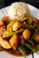 Hawaiian Sticky Chicken with Rice and Peas – A Kitchen Hoor's Adventures