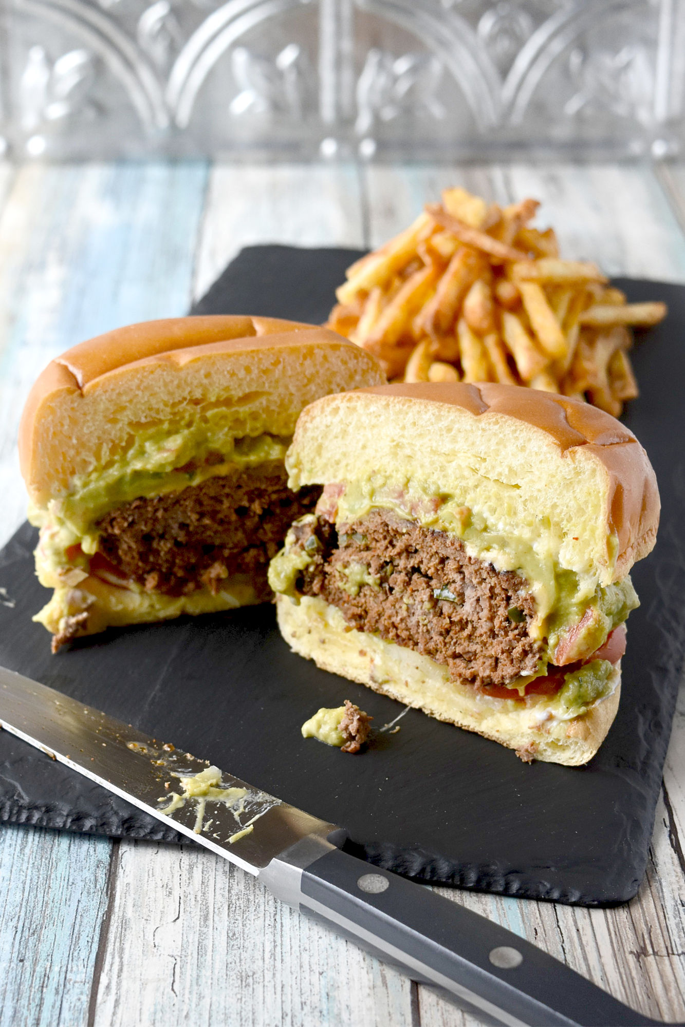 Carne Asada Burger with Chipotle Guacamole - A Kitchen ...