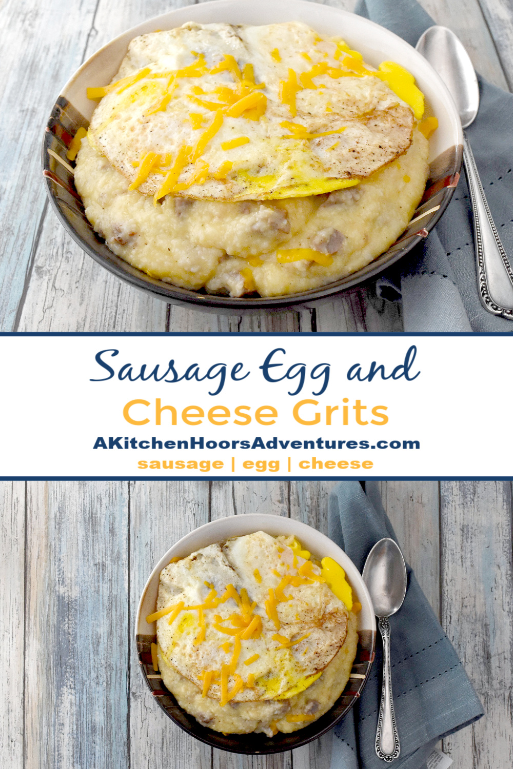 Sausage Egg And Cheese Grits – A Kitchen Hoor's Adventures