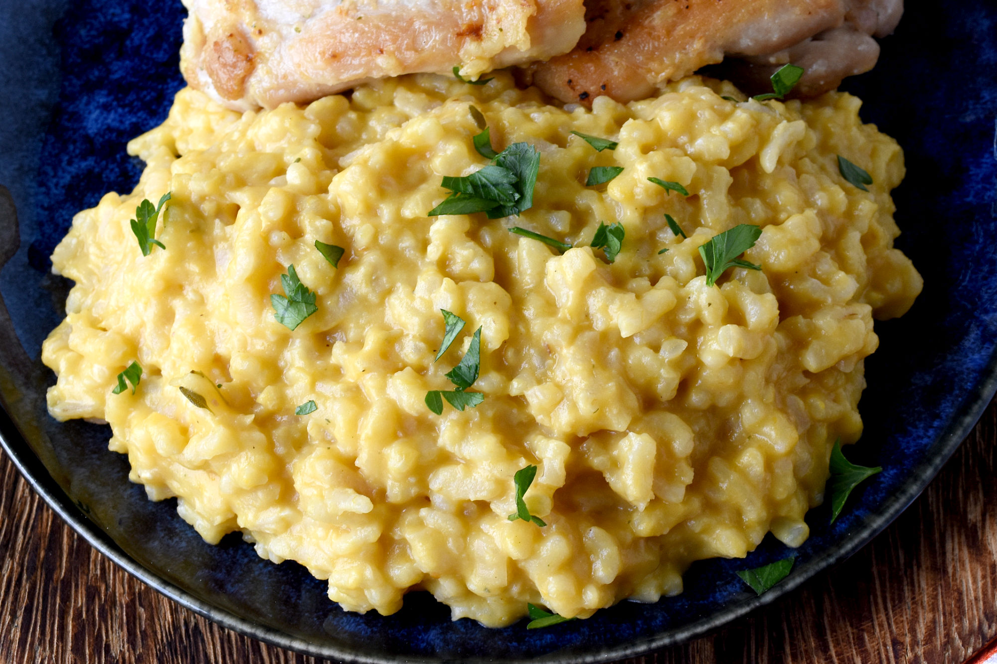 This Pumpkin Miso Risotto recipe is the answer you've been looking for to impress your family and friends at your next holiday gathering. A unique, flavorful side dish that will leave everyone asking for seconds. #HolidaySideDishes #PumpkinMisoRisotto #AutumnFlavors #RisottoLovers #MisoMania #FoodieCommunity