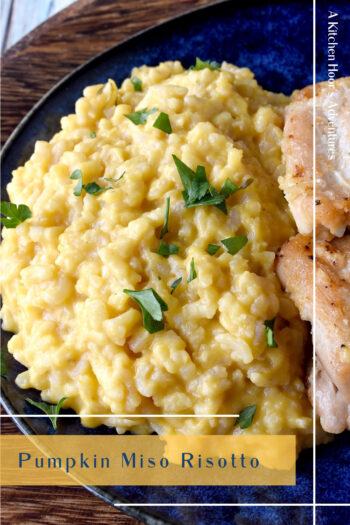 This Pumpkin Miso Risotto recipe is the answer you've been looking for to impress your family and friends at your next holiday gathering. A unique, flavorful side dish that will leave everyone asking for seconds. #HolidaySideDishes #PumpkinMisoRisotto #AutumnFlavors #RisottoLovers #MisoMania #FoodieCommunity