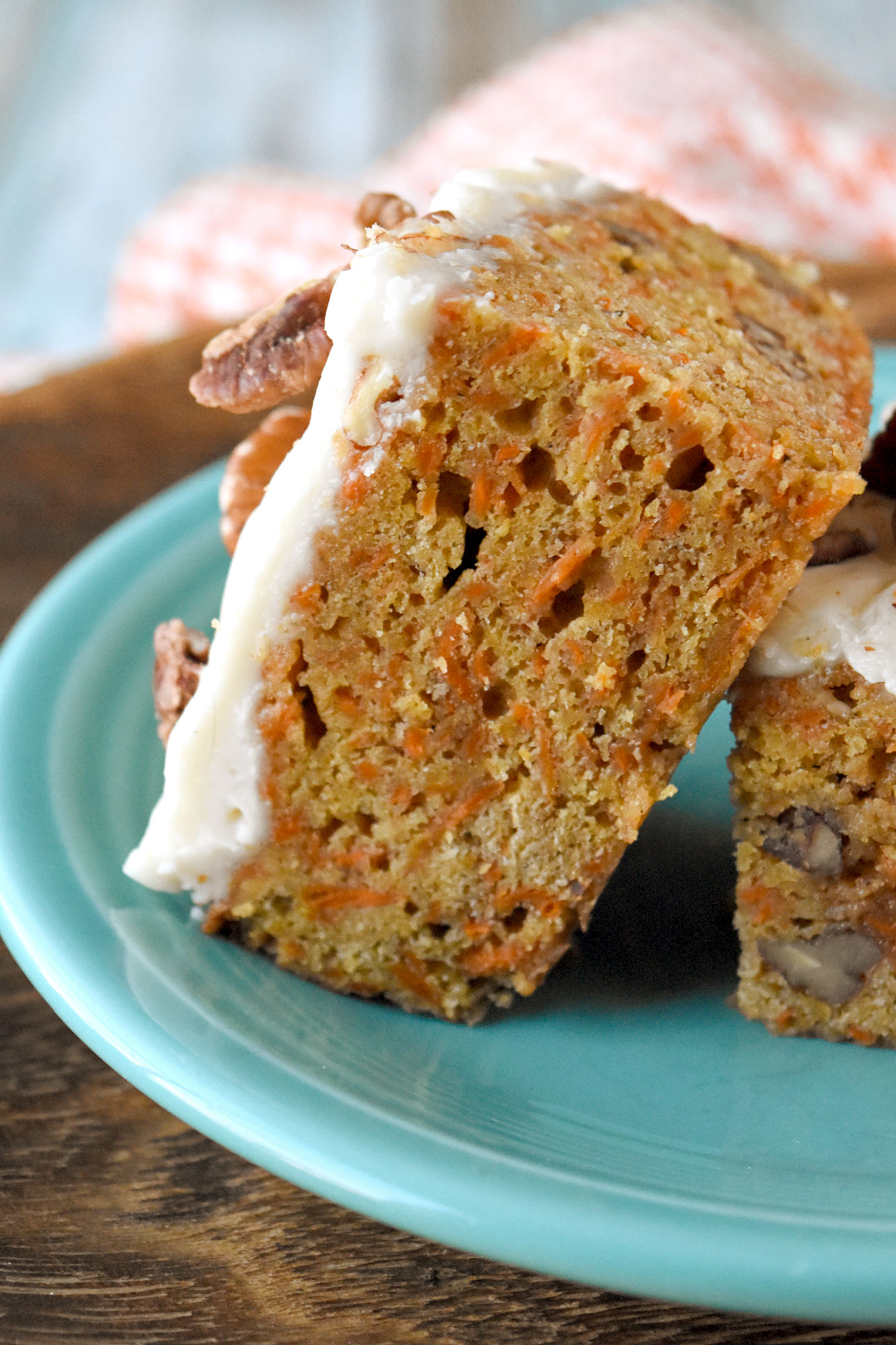 Carrot cake meets blondies, and it's a match made in dessert heaven. These gooey, flavorful bars are sure to satisfy any sweet tooth.  #CarrotCakeBlondies #BakedTreats #DessertLovers #BakingfromScratch #SweetToothSatisfaction
